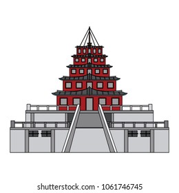 Asian palace symbol