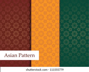 Asian Pattern - Detailed and easily editable