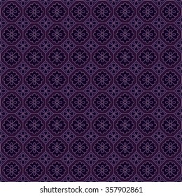asian purple pattern with flowers