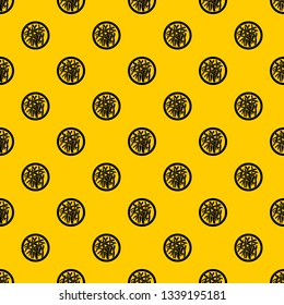 Asian salad pattern seamless vector repeat geometric yellow for any design