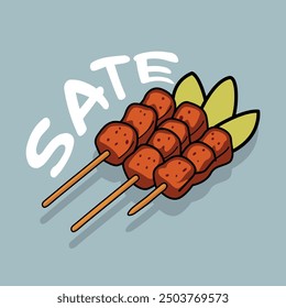 Asian Street Food Satay
Indonesian Food Sate