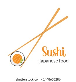Asian sushi vector design illustration isolated on white background