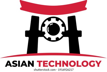 ASIAN TECHNOLOGY TORII CAMERA LOGO RED + BLACK