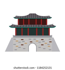 Asian temple building