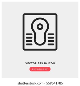 Asian toilet vector icon