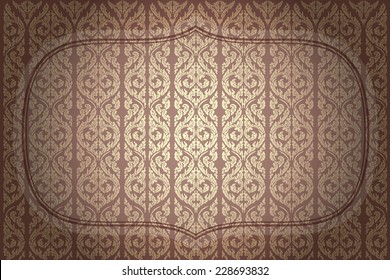 Asian traditional art Design Vector, Thai traditional design, thai background