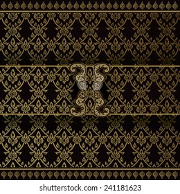 Asian traditional art Design Vector, Thai traditional design, thai background