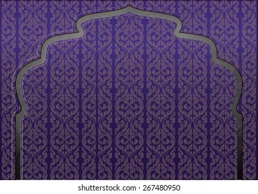 Asian traditional art Design Vector, Thai traditional design, Thai background