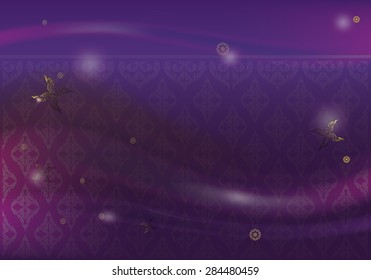 Asian traditional art Design Vector, Thai traditional design, thai background