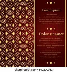 Asian traditional art Design Vector, Thai traditional design, thai background