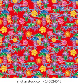 Asian traditional background.