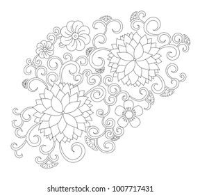 Asian traditional design, Print art symbol of asia. vector illustration