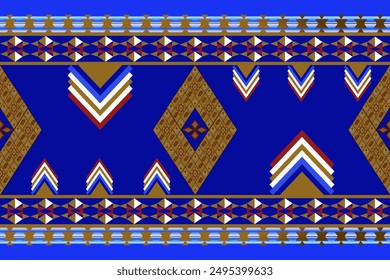 Asian traditional fabric patterns Found a lot in Thailand Can connect patterns on all sides. white and blue very popular Simple and elegant