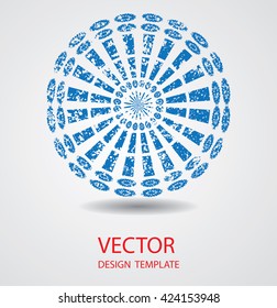 Asian Traditional Mandala Design. Vector Mandala Symbol. Native Background.