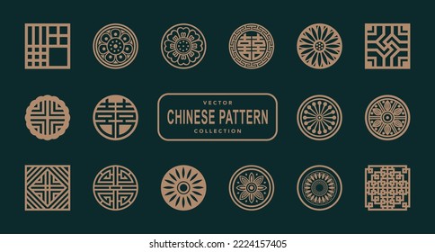Asian traditional pattern Chinese pattern