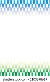 Asian traditional patterns, copy space, title space, message space, price tag, name card