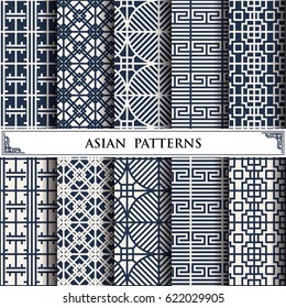 asian vector pattern web page background, surface textures