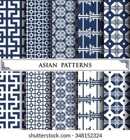 Asian Vector Pattern,pattern Fills, Web Page Background,surface Textures