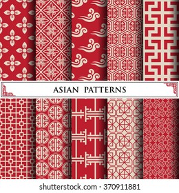 Asian Vector Pattern,pattern Fills, Web Page Background,surface Textures