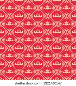 asian wallpaper seamless pattern background texture, vector