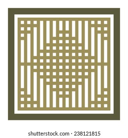 Asian Window Frame Design