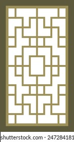 Asian Window/Door Frame Design