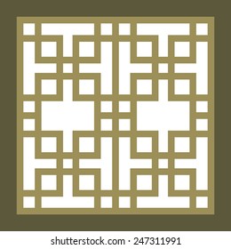 Asian Window/Door Frame Design