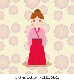 Asian woman icon