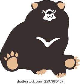 Asiatic black bears are protected animals in Korea