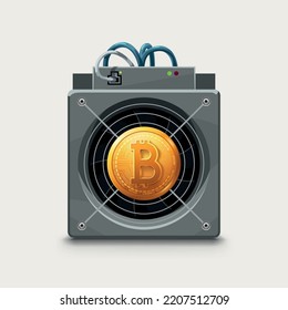 asic computer for mining btc on white