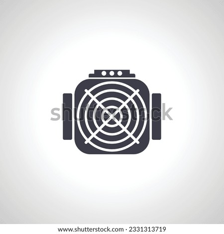 asic miner icon. asic miner isolated simple icon.