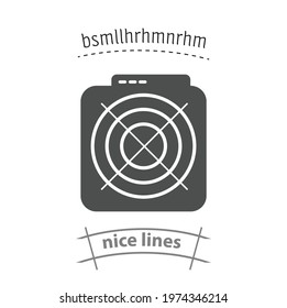 asic miner simple vector icon. asic miner simple vector icon. asic miner simple vector icon. 