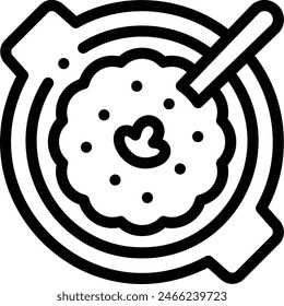 Asidas Symbol. Dünnes lineares Design isoliert auf weißem Hintergrund