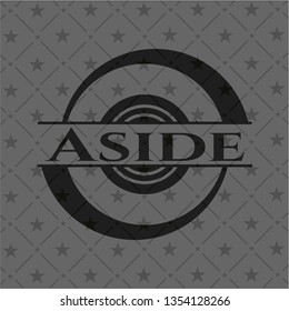 Aside black badge