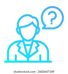 Doctor-Symbolelement zum Design fragen