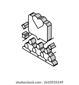 ask for feedback business isometric icon vector. ask for feedback business sign. isolated symbol illustration