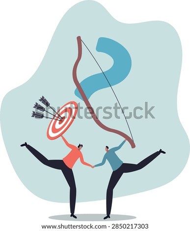 Ask good question, communicate to solve problem, smart question to get best answer, knowledge or learning.life and employment of people.flat design.