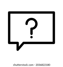 icono de preguntar o logotipo símbolo de signo aislado ilustración vectorial - iconos vectoriales de estilo negro de alta calidad
