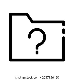 icono de preguntar o logotipo símbolo de signo aislado ilustración vectorial - iconos vectoriales de estilo negro de alta calidad

