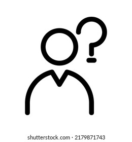 ask icon or logo isolated sign symbol vector illustration - high quality black style vector icons
