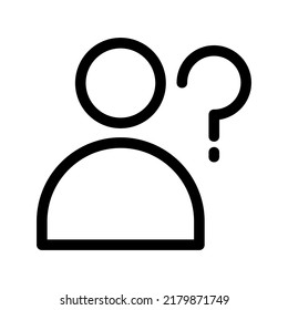 ask icon or logo isolated sign symbol vector illustration - high quality black style vector icons
