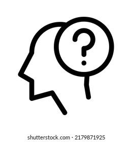 ask icon or logo isolated sign symbol vector illustration - high quality black style vector icons
