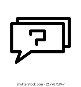 ask icon or logo isolated sign symbol vector illustration - high quality black style vector icons
