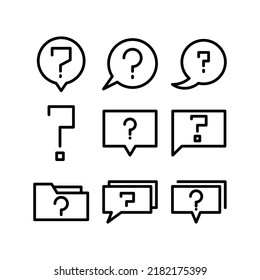 ask icon or logo isolated sign symbol vector illustration - Collection of high quality black style vector icons
