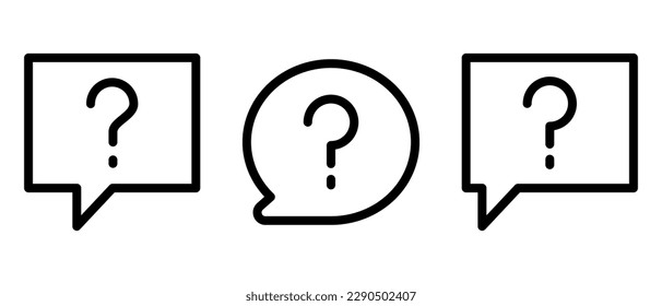 icono de preguntar o logotipo símbolo de signo aislado ilustración vectorial - iconos vectoriales de estilo negro de alta calidad