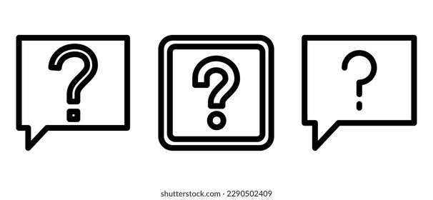 ask icon or logo isolated sign symbol vector illustration - high quality black style vector icons