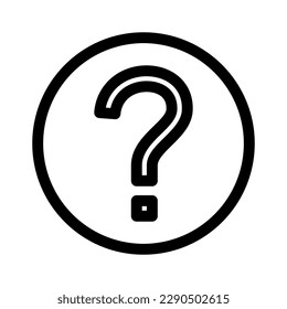 icono de preguntar o logotipo símbolo de signo aislado ilustración vectorial - iconos vectoriales de estilo negro de alta calidad
