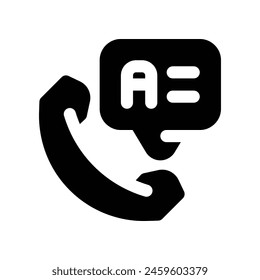 ask icon. vector glyph icon for your website, mobile, presentation, and logo design.