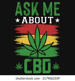 Pregúntame sobre el diseño de camisetas cbd