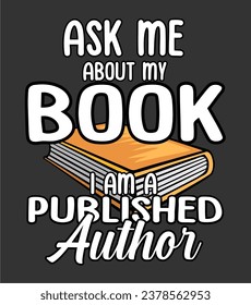 ask me about my book iam a published author